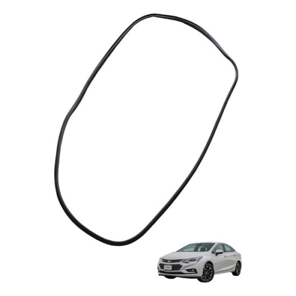 Borracha Dianteira Direita Chevrolet Cruze 2017 Usado Preto