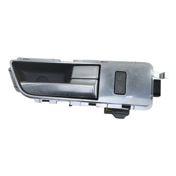 Macaneta Interna Dianteira Esquerda Discovery 2010 2013 Cromado Traseira