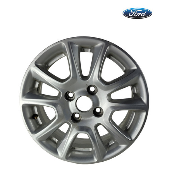 Roda Liga Leve Aro 15 Aluminio 4x108 Ford Ecosport 2013 2022 Prateado