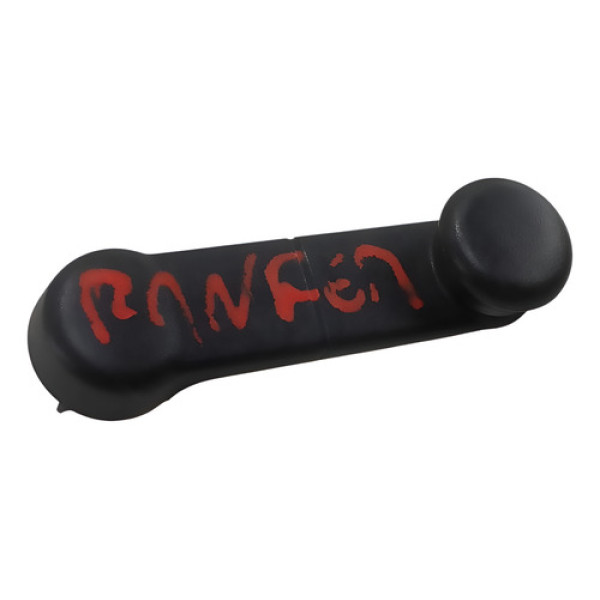 Manivela Porta Ajuste Vidro Ford Ranger 2001 2005 Preto