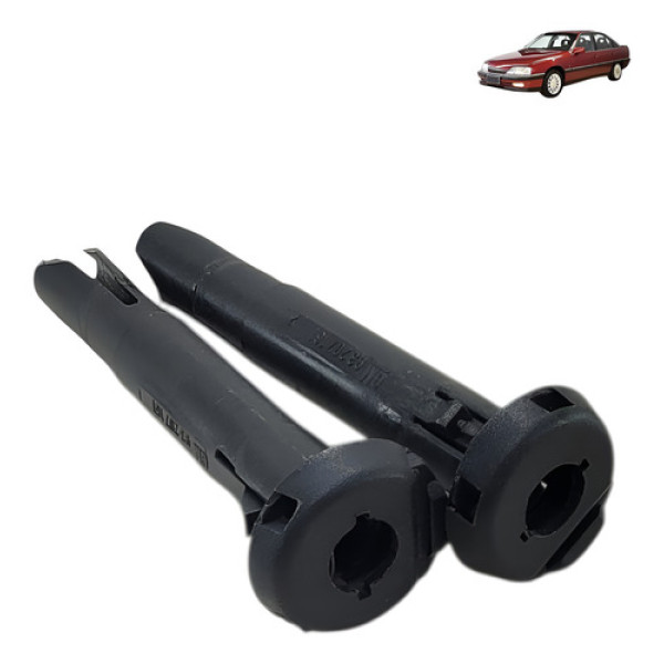 Par Pino Apoio Cabeca Banco Traseiro Omega 1992 1993 Preto