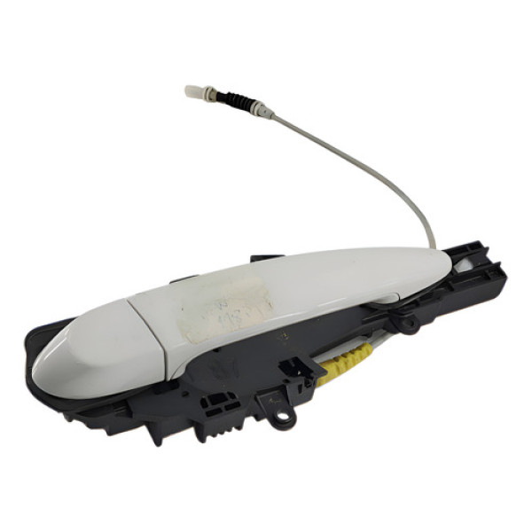 Macaneta Porta Externa Dianteira Direita Bmw 120i 2008 Branco Dianteira