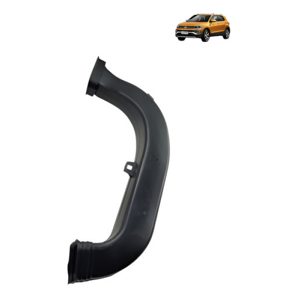 Duto Ar Condicionado Interno Volkswagen Tcross 2021 2022 Preto