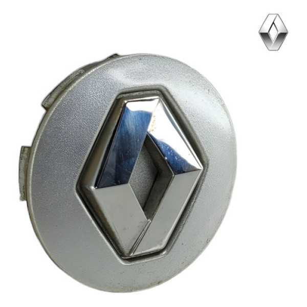 Calota Miolo Roda Renault Duster 2015 2019  Prateado