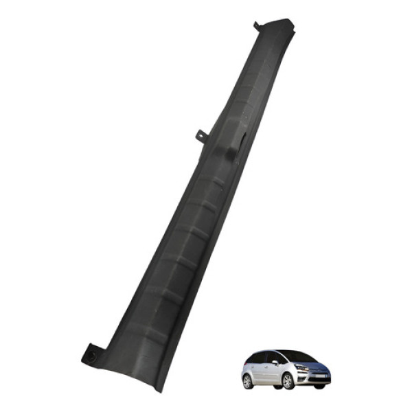 Moldura Soleira Porta Malas Citroen C4 Picasso 2010 2011 Preto