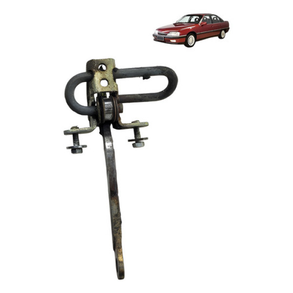 Limitador Porta Dobradica Dianteira Direita Omega 1993 1998 Preto