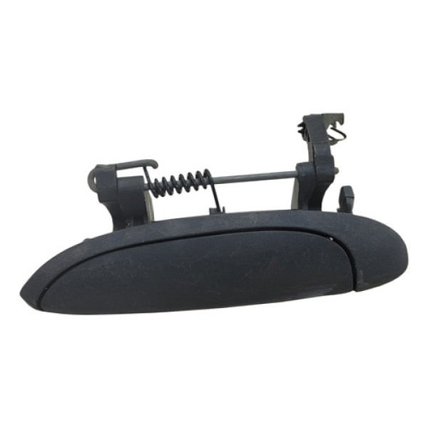 Macaneta Externa Renault Clio Traseira Esquerda  1998 2008 Preto