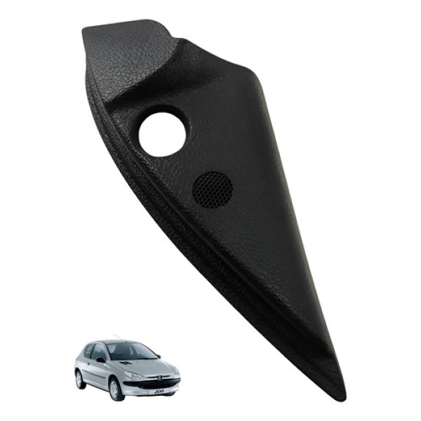 Moldura Interna Retrovisor Esquerdo 206  2006 2007 Preto