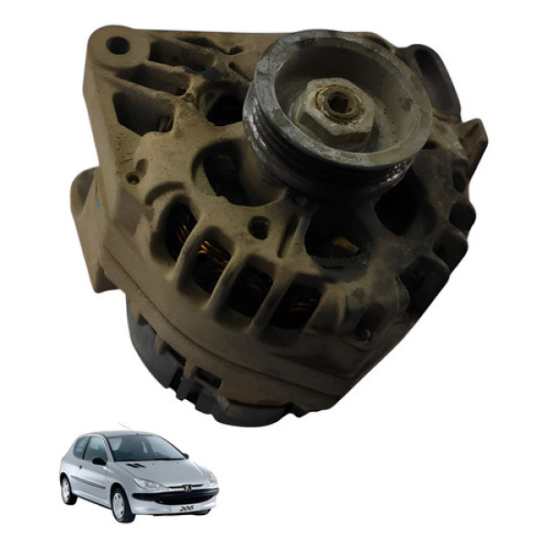 Alternador Motor Peugeot 206 1.0 16v 2006 2007