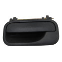 Macaneta Externa Porta Traseira Esquerda Vectra 1997 2005 Preto Traseira