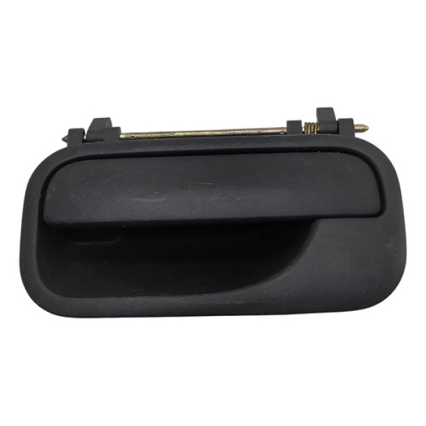 Macaneta Externa Porta Traseira Esquerda Vectra 1997 2005 Preto Traseira
