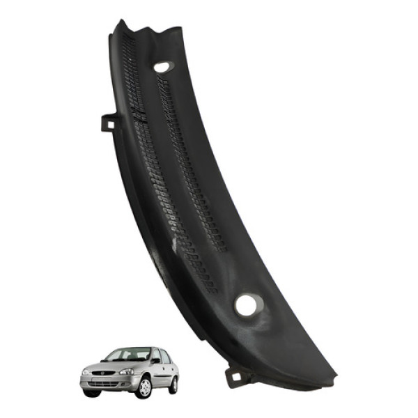 Grade Churrasqueira Esquerdo Corsa Classic 1.0 16v 2002 2003 Preto