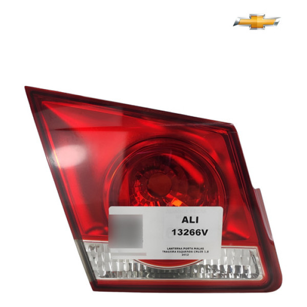 Lanterna Porta Malas Traseira Esquerda Chevrolet Cruze 2012 Esquerdo Vermelho