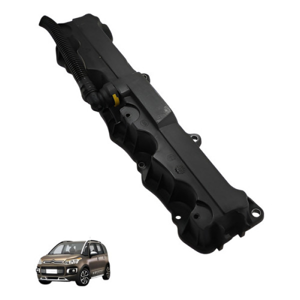 Tampa Valvula Cabecote Citroen Aircross 2011 2016 Preto