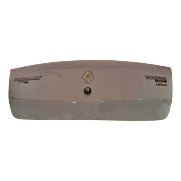 Tampa Traseira Renault Logan 2009 2010 Detalhe Branco