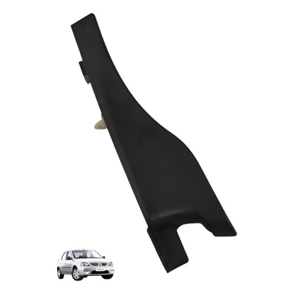 Acabamento Moldura Churrasqueira Renault Logan 2010 2011 Preto