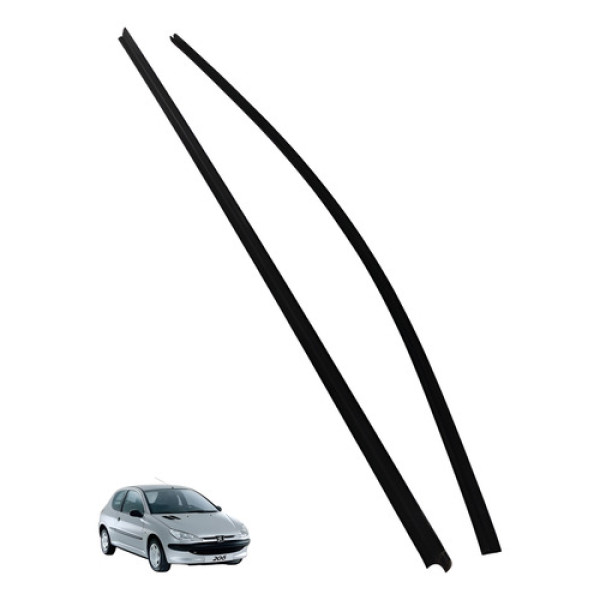 Par Pestana Externa Vidro Direita Peugeot 206 1.0 2006 2007