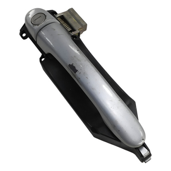 Macaneta Externa Traseira Direita Fiat Palio Siena 2005 2011 Cinza Traseira