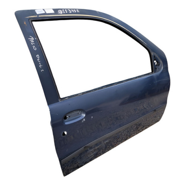 Porta Lateral Dianteiro Direito Fiat Palio 2000 2002 Dianteira Direita Preto
