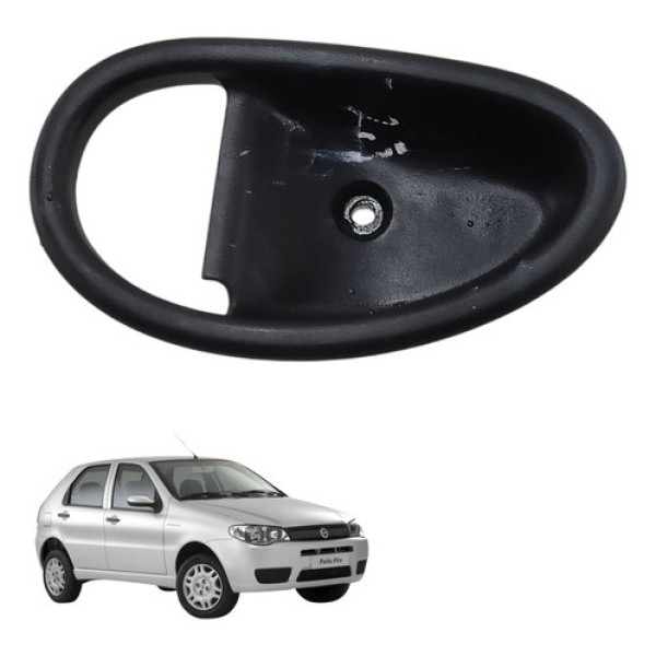 Moldura Macaneta Interna Traseira Esquerda Palio 2008 Usado Traseira