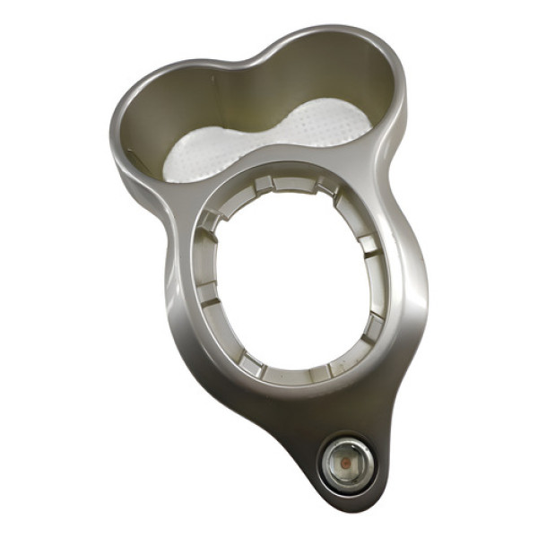 Moldura Porta Copos Console Chery Qq 1.0 2018 2020 Cinza