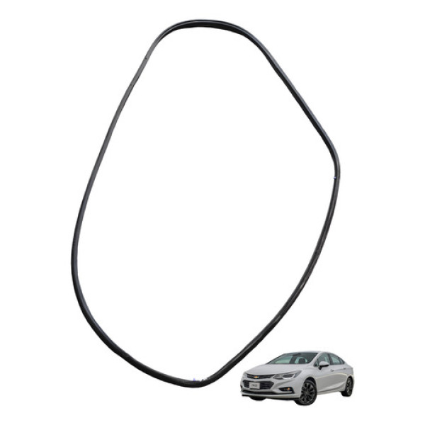 Borracha Porta Traseira Direita Chevrolet Cruze 2017 Usado Preto