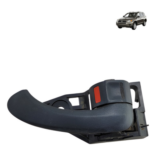 Macaneta Interna Dianteira Direita Toyota Rav4 2008  2010 Preto Dianteira/traseira