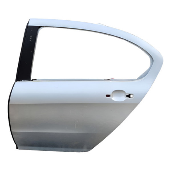 Porta Lateral Traseiro Esquerdo Peugeout 408 2011 2013 Traseira Esquerdo Preto