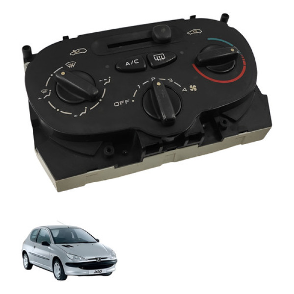 Comando Ar Painel Controle Ventilador Puegeot 206 2006 2007