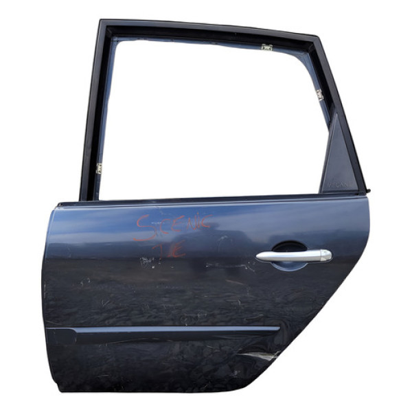Porta Traseira Esquerda Renault Grand Scenic 2009 Traseira Esquerda Preto