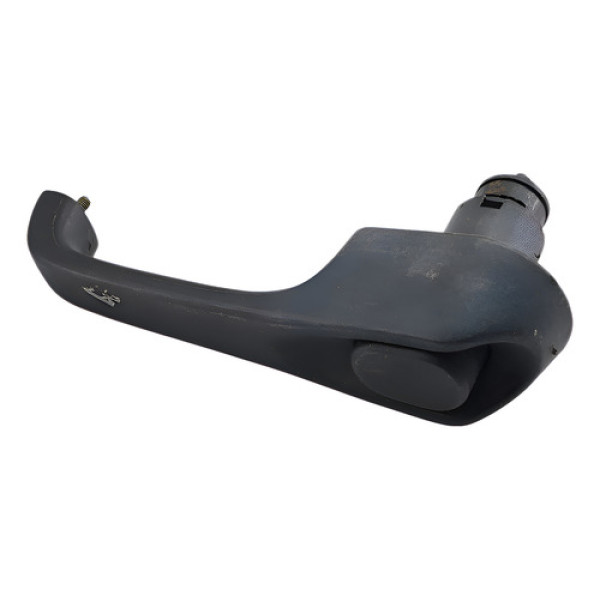 Macaneta Externa Porta Traseira Esquerda Uno 1995 2001 Preto