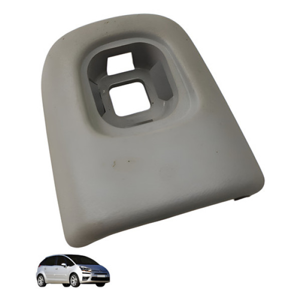Moldura Retrovisor Interno Citroen C4 Picasso 2010 2011 Cinza