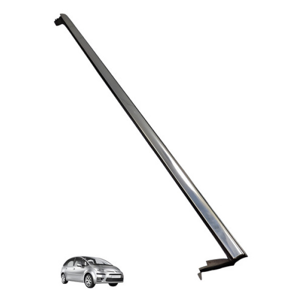 Pestana Friso Traseira Esquerda C4 Picasso 2011 2012 Prateado