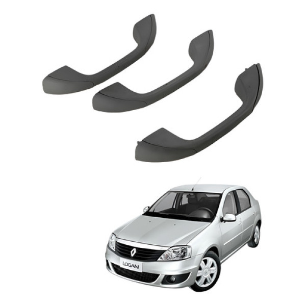 Kit Alca Teto Puta Merda Sandero Logan 2012 Usado Preto