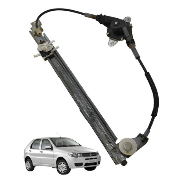 Maquina Vidro Traseira Esquerda Palio 1.0 2007 2008