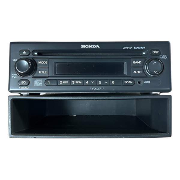 Radio Aparelho Som Mp3 Cd Player Honda Fit 2008 2014 Preto