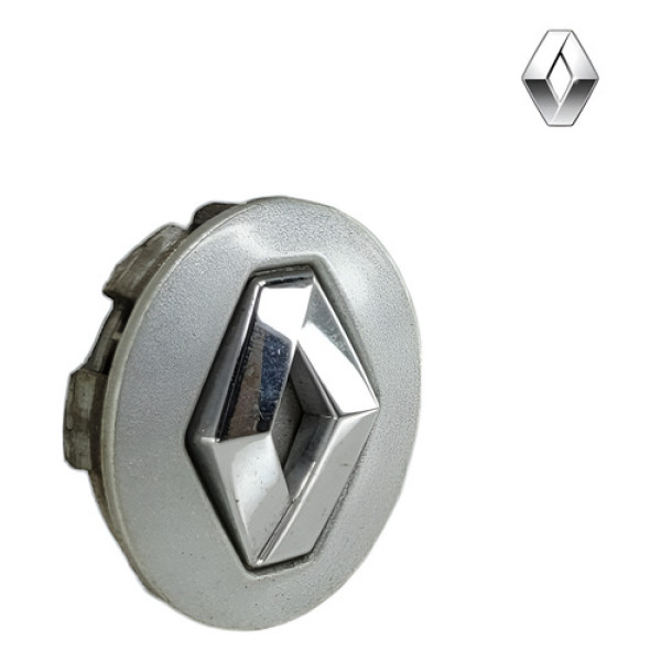 Calota Miolo Roda Renault Duster 2015 2019  Prateado