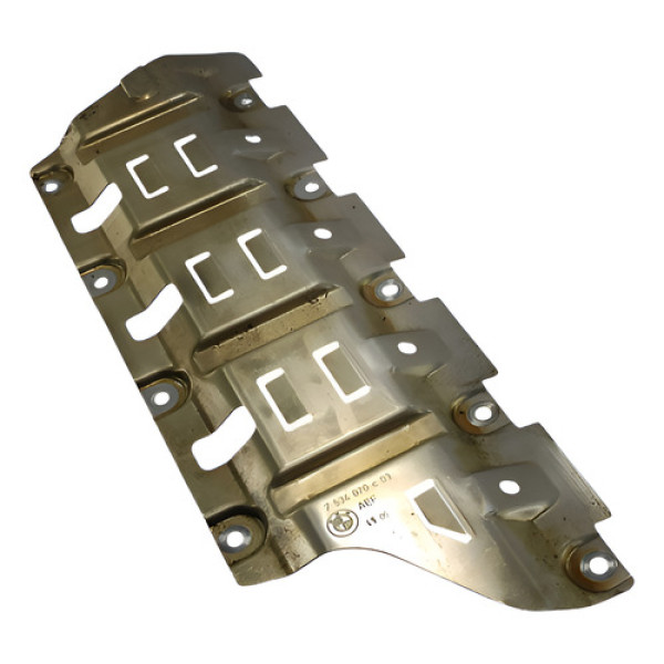 Defletor Oleo Carter Motor N52 Bmw 130i 3.0 2007 2008 Prateado