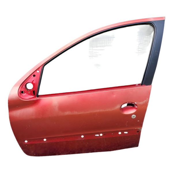Porta Dianteira Esquerda Peugeout 206 2009 Dianteira Direito Vemelho