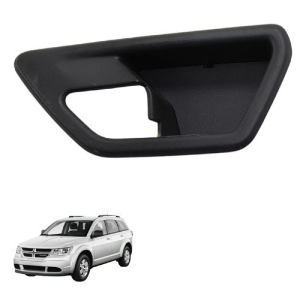 Moldura Macaneta Dianteiro Esquerdo Dodge Journey 2010 Usado Traseira