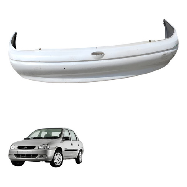 Parachoque Traseiro Gm Corsa Sedan Classic 1998 2003