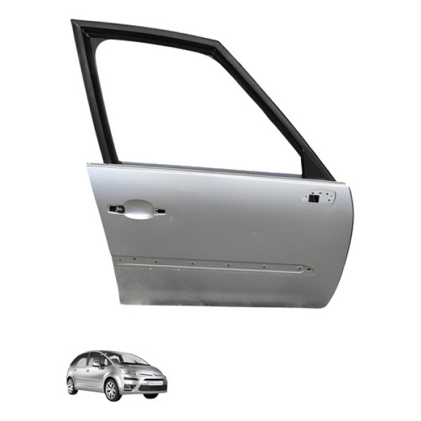 Porta Dianteira Direita Citroen C4 Picasso 2011 2016 Dianteira Preto Preto