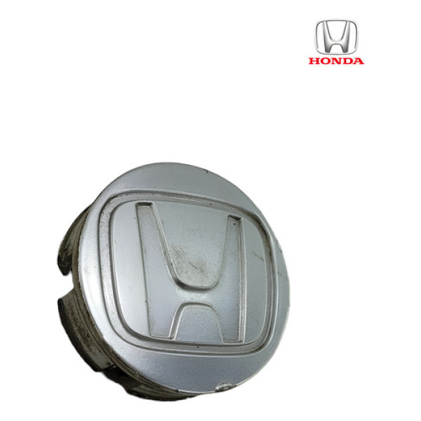 Calota Miolo Central Roda Honda Fit 2015 2017  Prateado