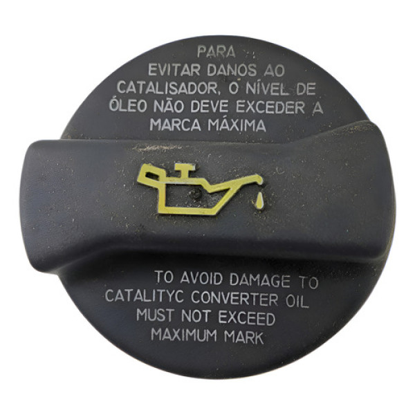 Tampa Oleo Motor Volkswagen Saveiro Parati 1997 2005 Preto