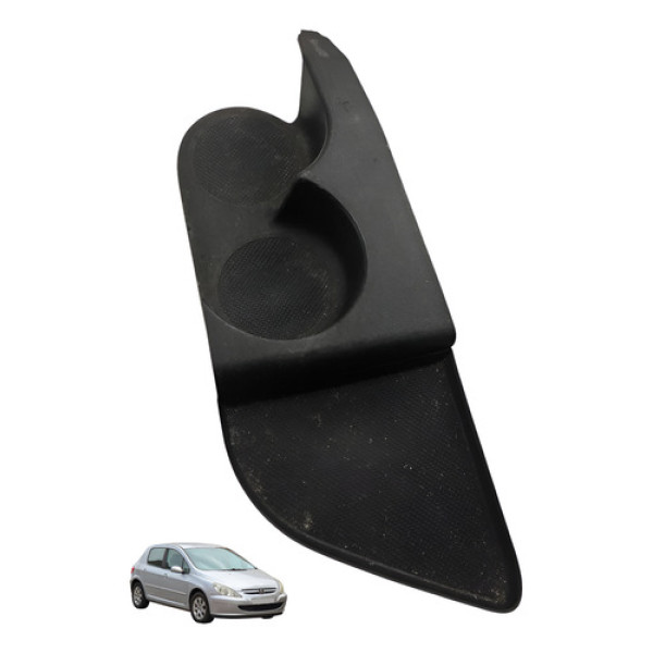 Porta Copos Central Acabamento Peugeot 307 2005 2006 Preto