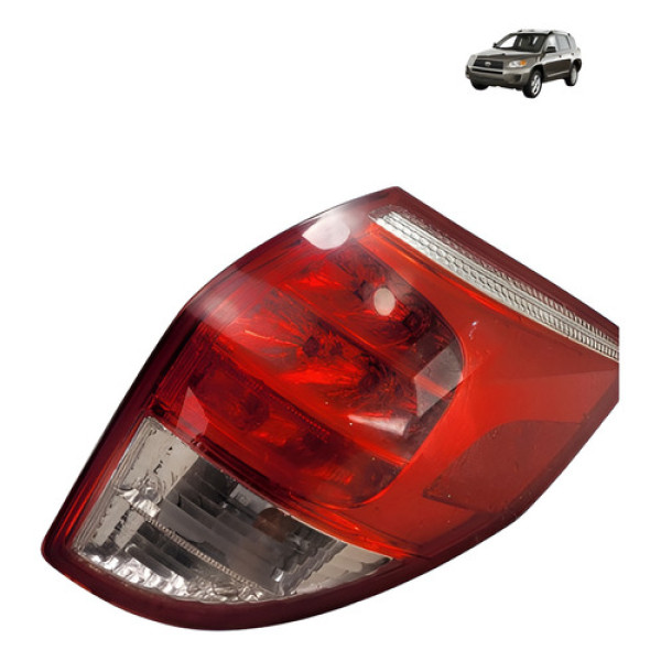 Lanterna Luz Traseira Direita Toyota Rav4 2008 2012 Direito/passageiro Vermelho