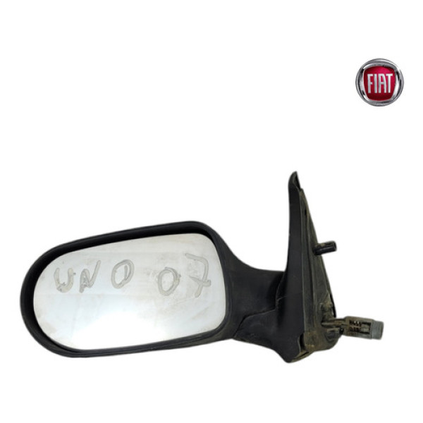 Espelho Retrovisor Esquerdo Manual Fiat Uno Fire 2005 2010