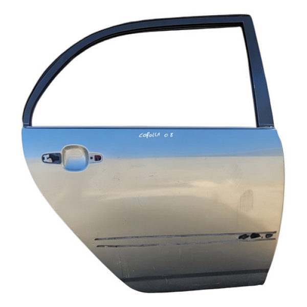 Porta Lateral Traseira Direita Toyota Corolla 2008 Traseira Direita Cinza