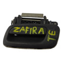 Macaneta Externa Porta Traseira Esquerda Zafira 2007 Preto Traseira