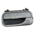 Macaneta Externa Porta Traseira Esquerda Vectra 1997 2005 Preto Traseira